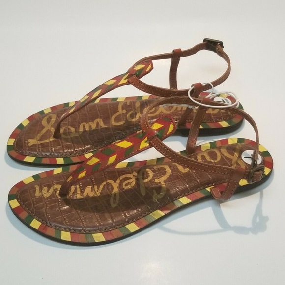 rasta leather sandals